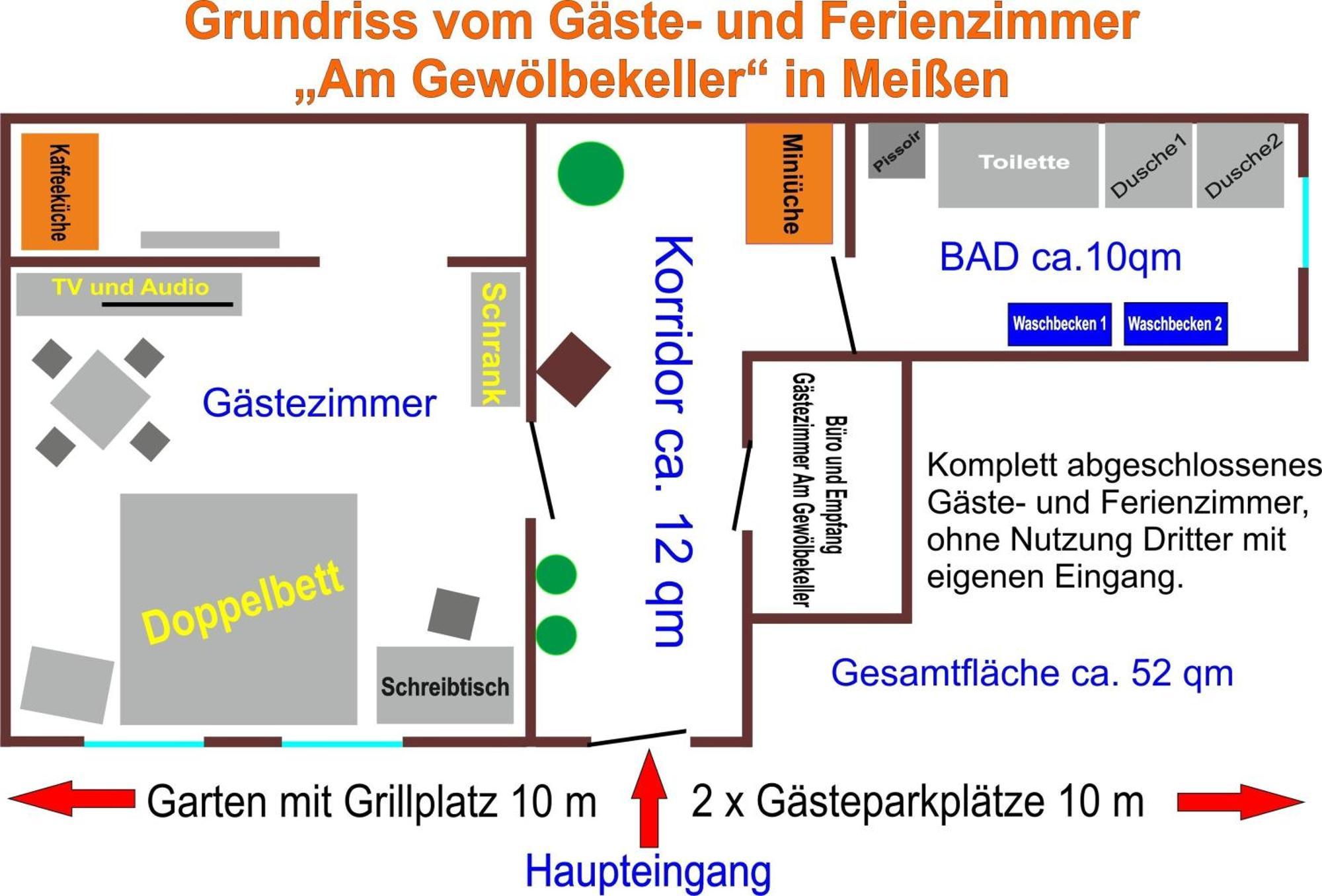 Gästezimmer- und Ferienzimmer Am Gewölbekeller Meißen Exterior foto